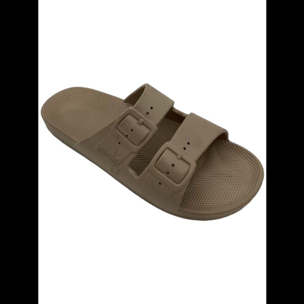 Freedom Moses Slide Sandals The Solids Smoke - Medium